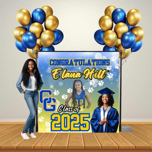 ✨Personalized Graduation Banner | Class of 2025 Custom Celebration Decor🎓