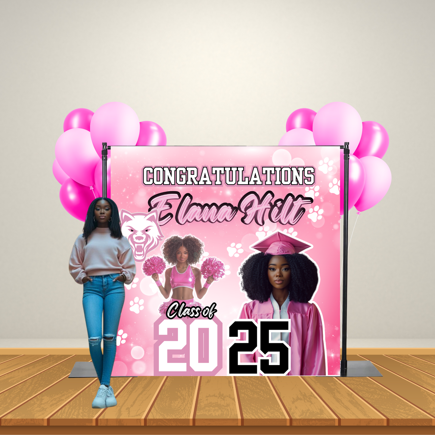 ✨Personalized Graduation Banner | Class of 2025 Custom Celebration Decor🎓