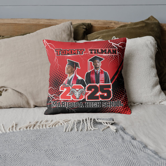 🎓 Personalized Graduation Memorabilia Pillow – A Keepsake to Cherish! 🎓